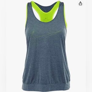 Nike tank top with built in sports Bra